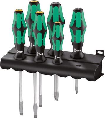 WERA Sada skrutkovačov 6 diel Kraftform Plus 334/355 SK/6 Wera