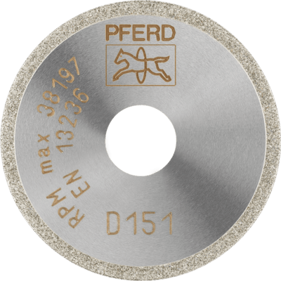 PFERD TOOLS Diamantové / CBN rezné nástroje EP Bond D1A1R 40-1-10 D 151 GAD