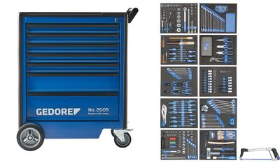 GEDORE 2005-TS-308 Nástrojový vozík s 308-dielnou sadou náradia