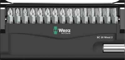 WERA Sada bitov 30 diel Bit-Check 30 Wood 2 Wera