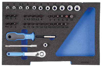 GEDORE 1100 CT1-20 Sada nástrčných kľúčov 1/4" v module 1/2 L-BOXX 136