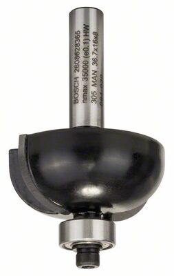 BOSCH Žliabkovacie frézy 8 mm, R1 12 mm, D 36,7 mm, L 16 mm, G 58 mm