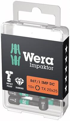 WERA Bit 1/4" torx T20 x 25mm 867/1 IMP bal 10ks Wera