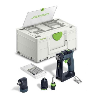 FESTOOL Akumulátorové vrtacie skrutkovace CXS 18-Basic-Set 577333