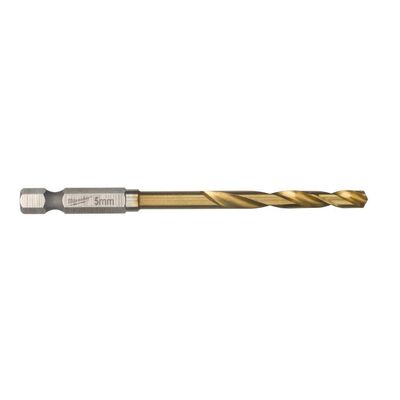 MILWAUKEE Vrták do kovu RED HEX HSS-G TiN Ø 5 mm - 48894712