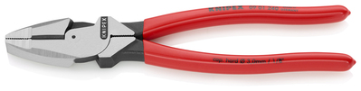 KNIPEX 09 01 240 SB Kliešte „Lineman's“ Americký štýl s protišmykovým plastovým povrchom čierne atra