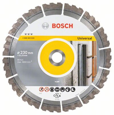 BOSCH Diamantový rezací kotúc Best for Universal 230 x 22,23 x 2,4 x 15 mm