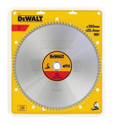 DeWALT Pilový kotúc 355 x 25,4 mm, 90 zubu - ocel pre DW872 DT1927