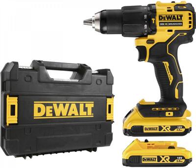 DeWALT Vŕtačka príklepová 18V XR 2x2,0Ah bezuhlíková DCD709D2T