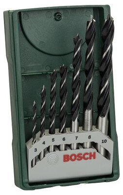 BOSCH 7-dielna minisúprava vrtákov do dreva X-Line - 2 607 019 580