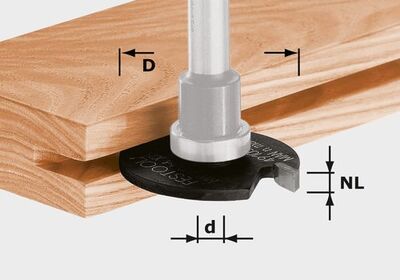 FESTOOL Drážkovacia fréza kotúcová HW D40x5
