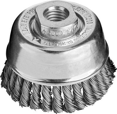 LESSMANN Kotúč kartáčový M14 65 x 0,5mm splietaný oceľ Lessmann