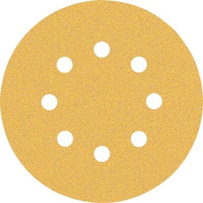 BOSCH Brúsny papier EXPERT C470 s 8 otvormi pre excentrické brúsky, 125 mm, zrnitosť 80, 5 ks - 2608900805