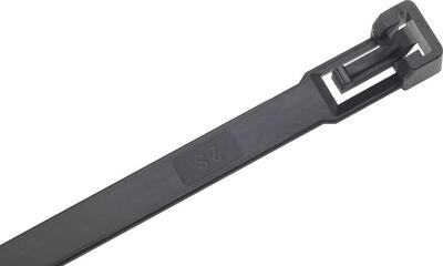 SAPISELCO Páska viazacia 380x7,5mm 100ks uvoľniteľná Nylon SapiSelco