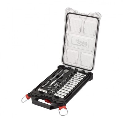 MILWAUKEE 3/8"-OS CSOMAGOLÁS CSOMAGOLÁSSAL KAPCSOLATOS KULCS KÉSZLET (32 DB) 4932478813