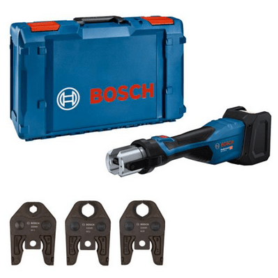 BOSCH GPT 18V-32 + čeľuste M - Akumulátorové lisovacie kliešte bez akumulátora a nabíjačky - 06019M2101
