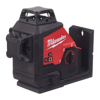 MILWAUKEE M12 3PL-0C ZELENÝ KRÍŽOVÝ LASER 3 X 360° sólo - 4933478103