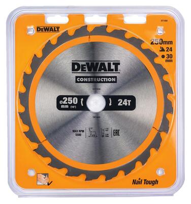 DeWALT Pilový kotúc 250 × 30 mm, 24 zubu, ATB 10° DT1956