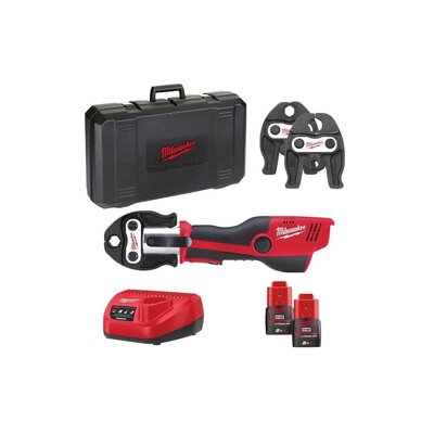 MILWAUKEE M12 HPT-202C TH-KIT KOMPAKT HIDRAULIKUS SAJTÓSZERSZÁM 4933443105