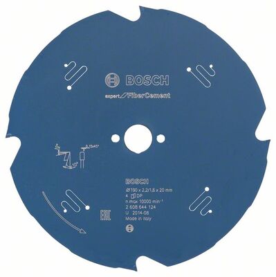 BOSCH 2608644124 - Pílový kotúc Expert for Fiber Cement 190 x 20 x 2,2 mm, 4