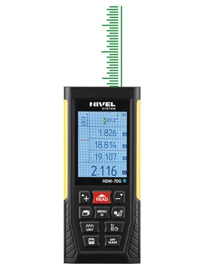 NIVEL SYSTEM HDM-70G laserový diaľkomer s Bluetooth