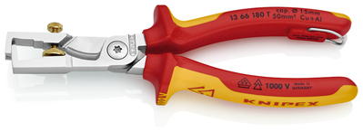KNIPEX 13 66 180 T StriX® Odizolovací nástroj s nožnicami na káble izolované s multi-komponentnými ú