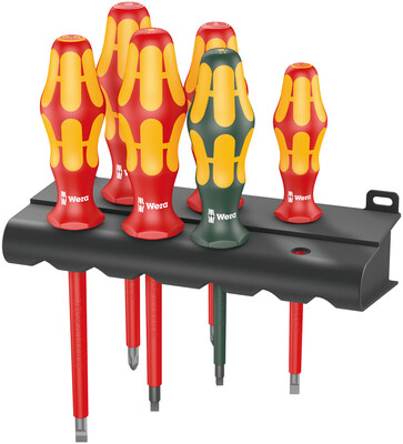 WERA 160 i/168 i/6 Sada skrutkovačov Kraftform Plus série 100 + stojan, 6-dielna