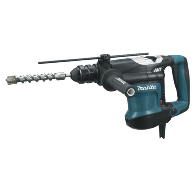 MAKITA Elektropneumatické vŕtacie kladivo SDS-PLUS s funkciou AVT a s antivibračnou rukoväťou - HR3210FCT