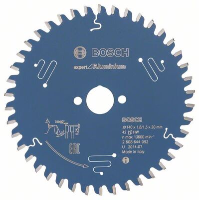 BOSCH 2608644092 - Pílový kotúc Expert for Aluminium 140 x 20 x 1,8 mm, 42