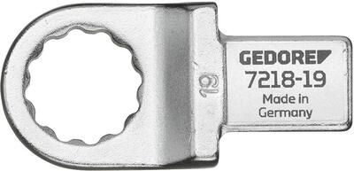 GEDORE Očkový kľúč s vsadenými skrutkami 17 mm, štvorhran 14 x 18 mm. Gedore