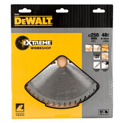 DeWALT KOTÚC PÍLOVÝ 250x30mm 48z ATB 10 DT4323
