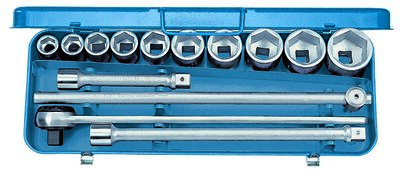 GEDORE 32 EMZ Sada nástrčných kľúčov 3/4" 14-dielna 6-hranné 22-50 mm