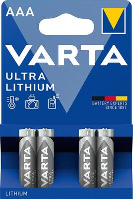 Batéria Professional Lithium AAA Blister a 4 kusy VARTA
