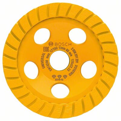 BOSCH Diamantový miskovitý kotúc Best for Universal Turbo 125 x 22,23 x 5 mm