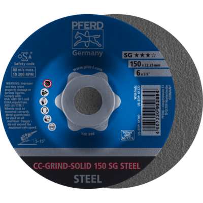 PFERD TOOLS CC-GRIND (vrátane SOLID, FLEX, STRONG) CC-GRIND SOLID 150 SG OCEĽ