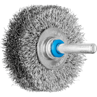 PFERD TOOLS Kolesové kefy s montážnym hriadeľom POS RBU 5015/6 INOX 0,20 (1)