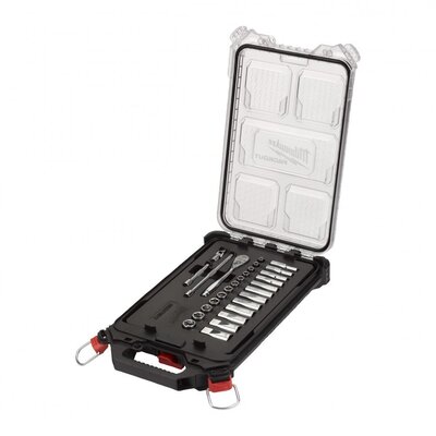MILWAUKEE 1/4"-OS CSOMAGOLÁSI KULCS CSOMAGOLÁSA RACSNIVAL (28 DB) 4932478812