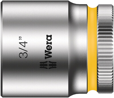 WERA 8790 HMB Nástrčná hlavice Zyklop, upínacia časť 3/8", 3/4" x 30 mm