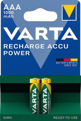 Batéria NABÍJACIA batéria AAA 1000mAh VARTA