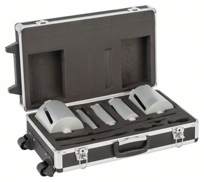BOSCH 5-dielna súprava diamantových vrtacích koruniek na vrtanie nasucho G 1/2" 38; 52; 65; 117; 127 mm, 1