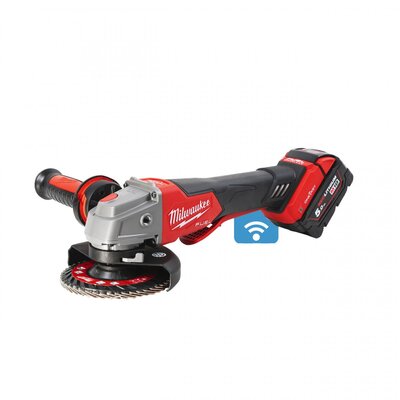 MILWAUKEE M18 ONEFSAG125XPDB-502X UHLOVÁ BRÚSKA S BRZDOU A S PÁDLOVÝM SPÍNAČOM 4933478435