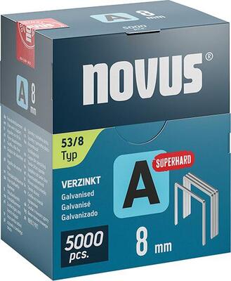 NOVUS Sponka typ A 53 / 8mm ST 5000ks Novus