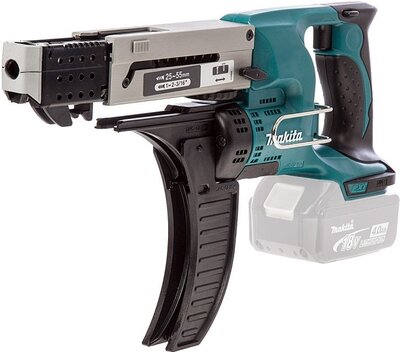 MAKITA DFR550Z - Akumulátorový skrutkovač s automatickým podávaním bez akumulátora a nabíjačky