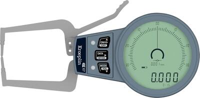 Hrúbkomer 0-15/0,001mm typ1 IP67 USB INDUKTION Kroeplin