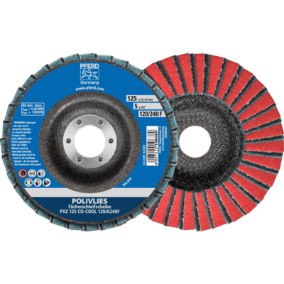 PFERD TOOLS Fleece vrstvené (netkané) náradie PVZ 125 CO-COOL 120 / A 240 F