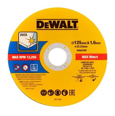 DeWALT Vágókorong 125x1,0 mm 50 db