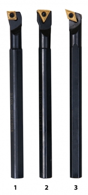 OPTIMUM Vnútorné sústružnícke nože HM 12 mm, sada - 3 ks