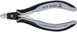 KNIPEX Fogó oldalsó 125mm elektronikához ESD / 7922125 ESD Knipex