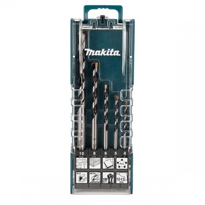 MAKITA E-14255 - Több anyagú fúrókészlet 5 db