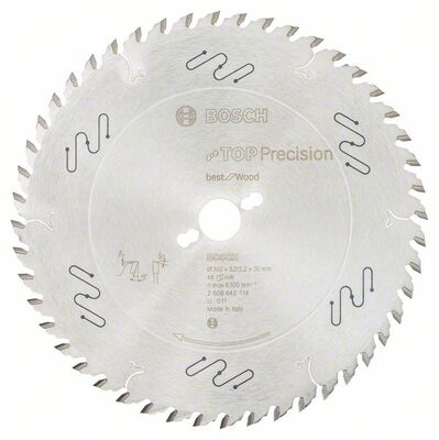 BOSCH Pílový list do okružnej píly Top Precision Best for Wood 300 x 30 x 3,2 mm, 48